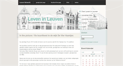 Desktop Screenshot of leveninleuven.be